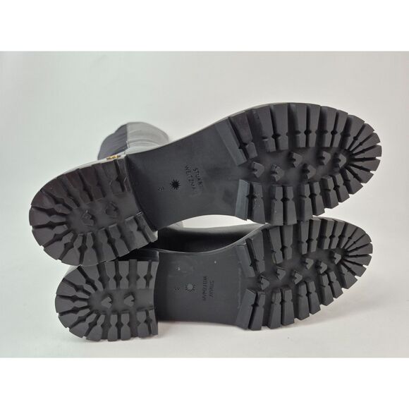 Stuart Weitzman Women's Black City Knee-High Leather Boots Size 8 B SJ198 - Picture 6 of 7